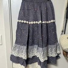 Vintage Flower Lace Skirt