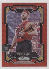 2024 Panini Prizm WWE Ruby Wave Prizm Duke Hudson #182 18oq