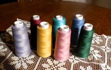 7 Cones Maxi-Lock Overlock Serger Thread ~   Polyester  - 7 Colors
