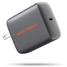Wolfbox 65W Type-C PD Charge Compatible with Wolfbox Brand Jump Starter, Fast...