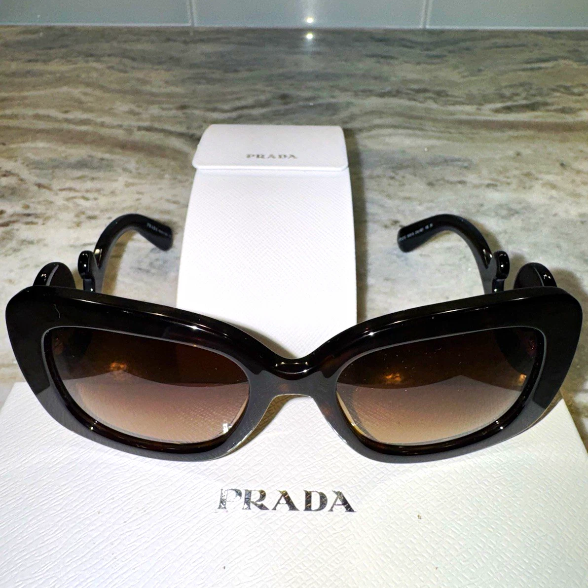 PRADA Brown Cat Eye Sunglasses for Women for sale | eBay
