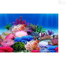HD PVC Undersea Plants Aquarium Decor - Customizable Background for Fish Tanks