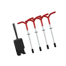 4x Ice Fishing Anchors Ice Shanty Anchors Ice Anchor Tool Heavy Duty Strong for