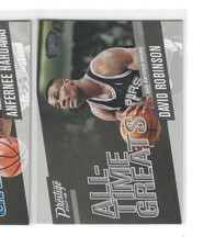 2017-18 Panini Prestige Basketball All-Time Greats Insert #13 David Robinson