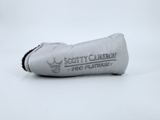 Scotty Cameron Pro Platinum Putter Headcover Silver Writing No Pivot Tool Slot
