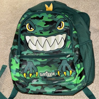 Smiggle Dinosaurier grün Kinder Schultasche Junior Rucksack