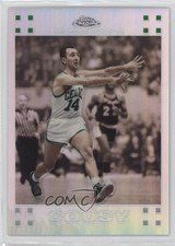 2007-08 Topps Chrome Refractor /999 Bob Cousy #46 HOF 0b4t