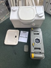 Caravan / camper MANUAL Flush Thetford Cassette Toilet RIGHT Hand White