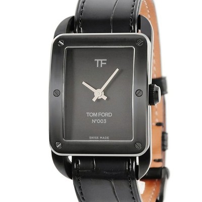 Tom Ford TOM FORD N.003 TF0120256686 Black PD Anthracite All Black Schwarz...