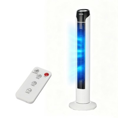 Tower Fan for Home,36'' Standing Floor Fan with Remote & Touch Screen, 3 Speeds