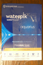 Waterpik Aquarius Water Flosser with 10 Settings, 7 Tips, WP-667 Gray FAST SHIP