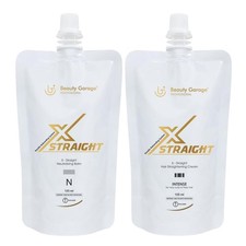 Hair Straightening Cream Neutralizer Set 125ml Each 2-Step Smoothening set