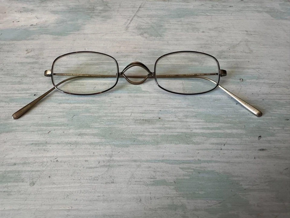 Oliver Peoples Edeson Havana/Antique Gold 44-24-150 Titanium Unisex Glasses - Image 2 of 4