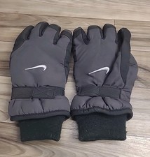 Nike Youth Dark Gray Insulated Winter Work Gloves Small with Palm Guards