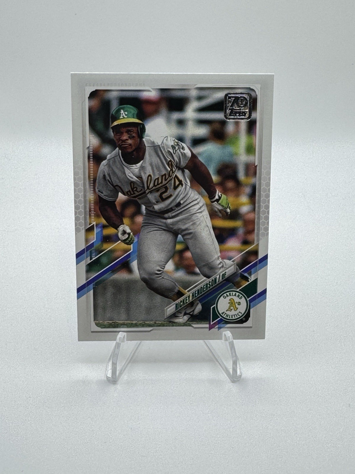 Rickey Henderson 2021 Topps Series 2 Photo Variation SP #613 Oakland Athletics