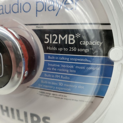 Reproductor de audio digital Philips 512 MB PSA232 MP3 sellado - Imagen 6 de 8