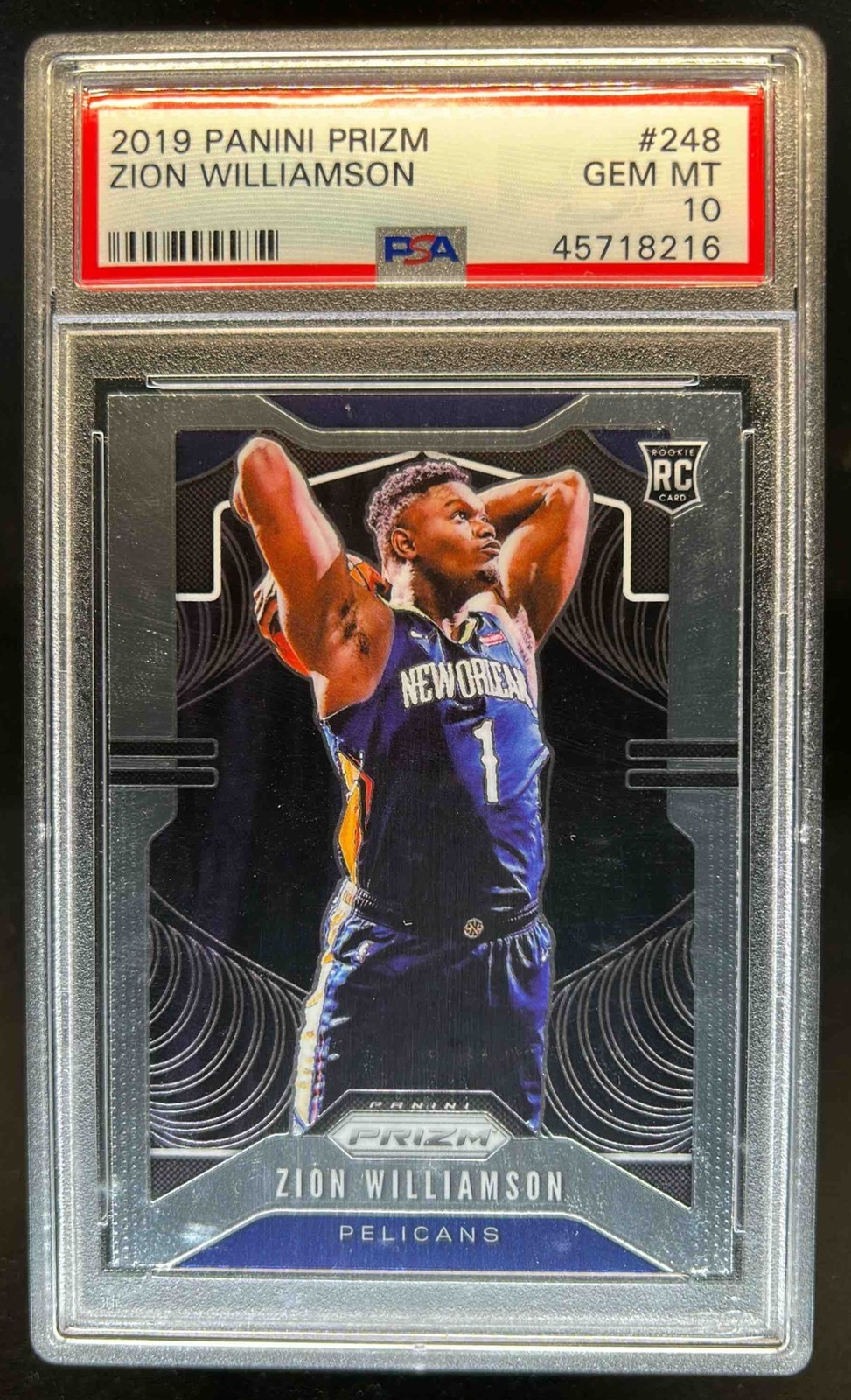 Zion Williamson Rookie Card Auction Tracker