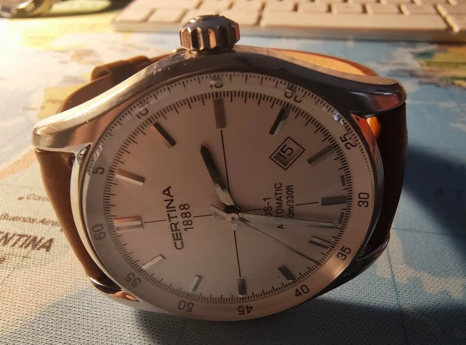 RELOJ DE VESTIR CERTINA DS-1, CASUAL, AUTOMÁTICO, 100 metros/33 pies/ Foto 2 de 4