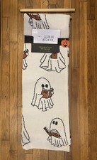 NWT Ghost  Goblin Throw Blanket Ghost Reading Books, Halloween VIRAL