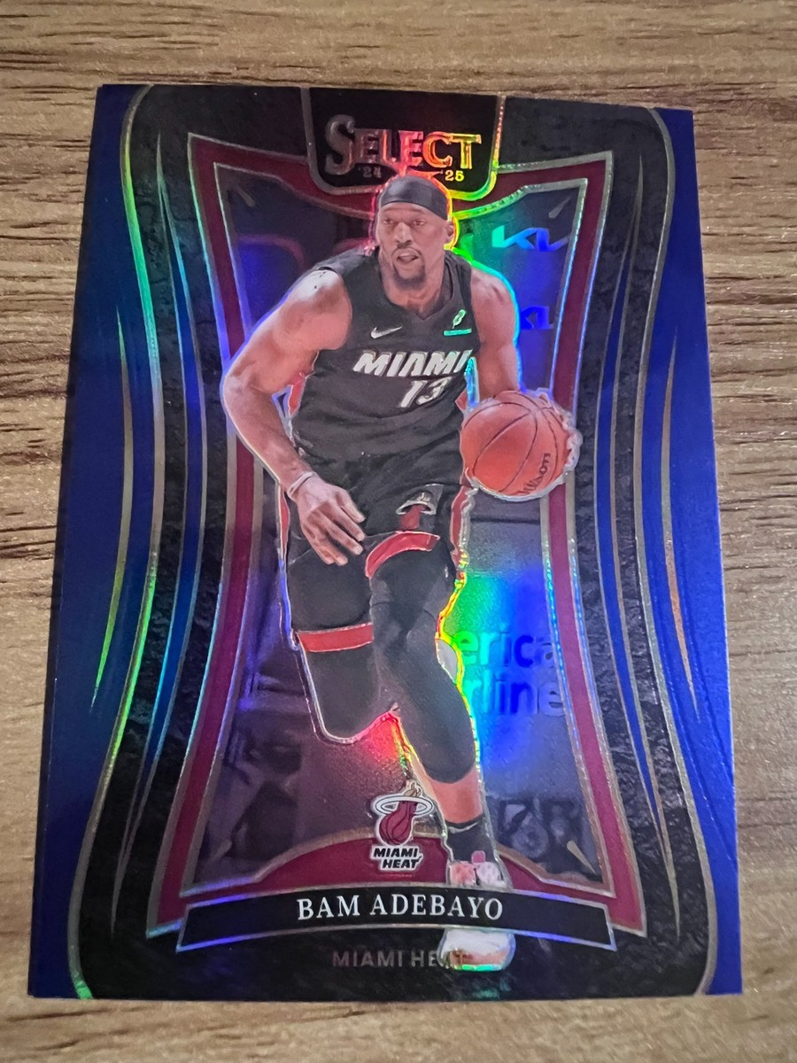 PANINI NBAカード SELECT PRIZM BAM ADEBAYO HEAT 58/99 #RJA-BAM 送料無料 中古 IT1 2024-25 Panini Select - Concourse Bam Adebayo #15 Blue Prizm for