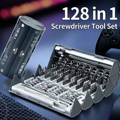 TINSOL 128-In-1 Precision Screwdriver Set Multifunctional Manual Mobile Phone an
