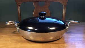 Wear-Ever Twisted Handles ~No. B-901 ~MCM~ 9” Frying Pan w/Lid