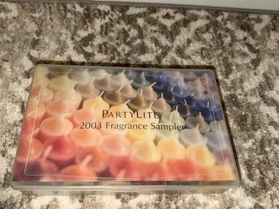 Partylite 2003 Fragrance Sampler Candles- NEW Old Stock