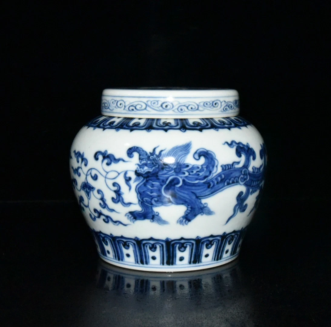 蓝色壶中国古董| eBay