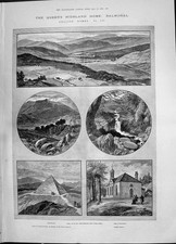 Old 1885 Balmoral Castle Scotland Loch-Na-Gar Craig-Na-Ban Crathie Ch Victorian