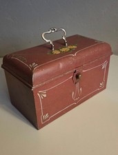 Jugendstil Blechdose Blechschatulle Schatulle Schmuckk&auml;stchen Scharnierdose