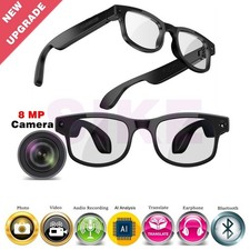 6K AI Smart Glasses Camera Bluetooth Music Call Translate HD Lens Pro Max