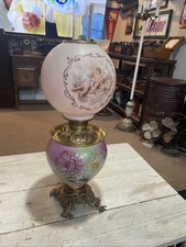 Victorian Gone With The Wind Parlor Lamp