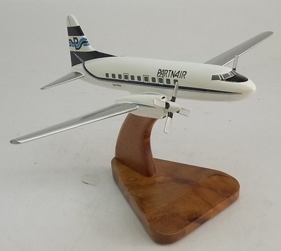 Convair 580 Partnair CV-580 Airplane Wood Model Regular Free Shipping New