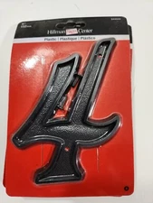 The Hillman Group 844044 6-Inch Plastic House, Number 4 New & Sealed