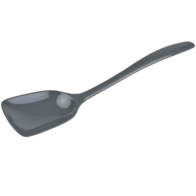 Gourmac Flat-Front Spoon, 11'' - Steel Gray (3524GY)