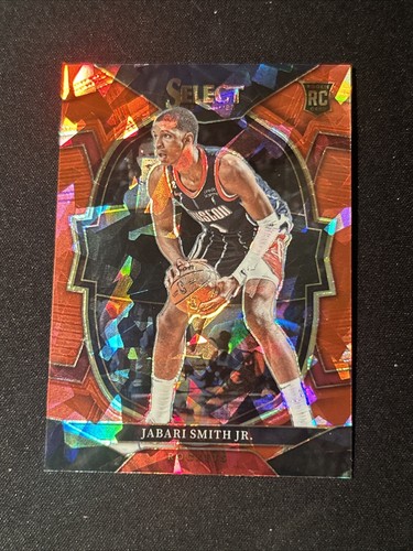 2022-23 Panini Select Red Cracked Ice Concourse Prizm Jabari Smith Jr. Rookie
