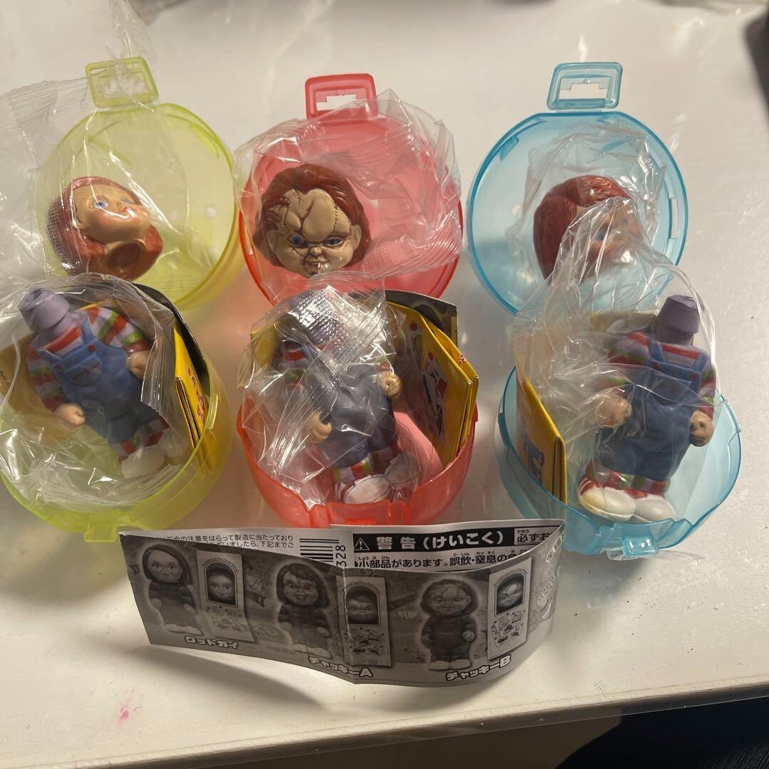 ちゃっきー様③ CHUCKY Retro Taste Soft Vinyl All 3 Types (Gacha Gasha