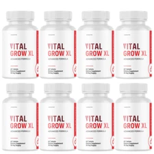 Vital Grow XL For Men - Advanced Formula Vitamin Supplement - 8 Bottles