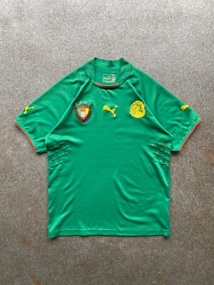 PUMA CAMEROON 2003/2004 HOME FOOTBALL SHIRT JERSEY | eBay