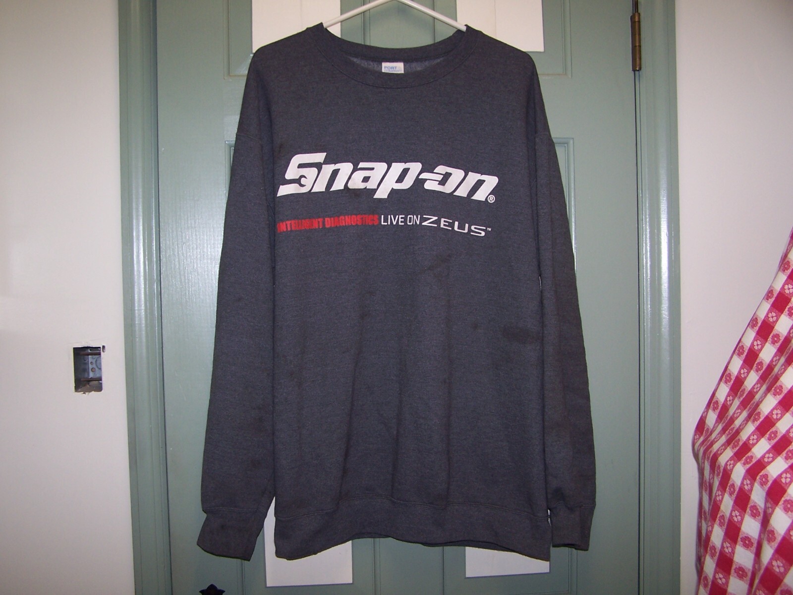 Snap On Tools Gray Port & Co. Core Fleece Sweatshirt… - Gem
