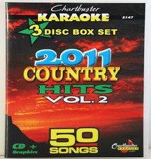 KARAOKE CHARTBUSTER 2011 COUNTRY CD G 5147 Luke Bryan,Reba McEntire,Taylor Swift