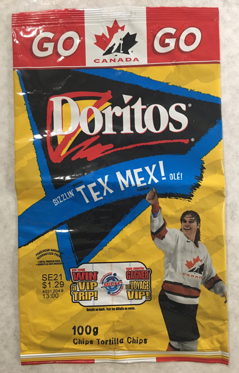 2004 DORITOS Tortilla Tex Mex Chip (BAG ONLY) TEAM CANADA - RYAN