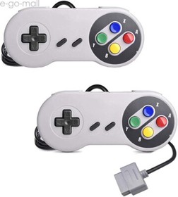 2 Pack Retro Wired Controller for  Nintendo Super Entertainment System Super NES