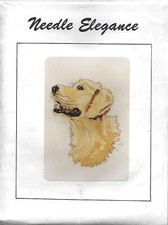 "Golden Retriever" Cross Stitch Kit from Needle Elegance - Kit 30