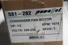 PARALLEL S81-282 CONDENSER FAN MOTOR 230V 1/2HP 2.5 AMP 1075rpm PH 1