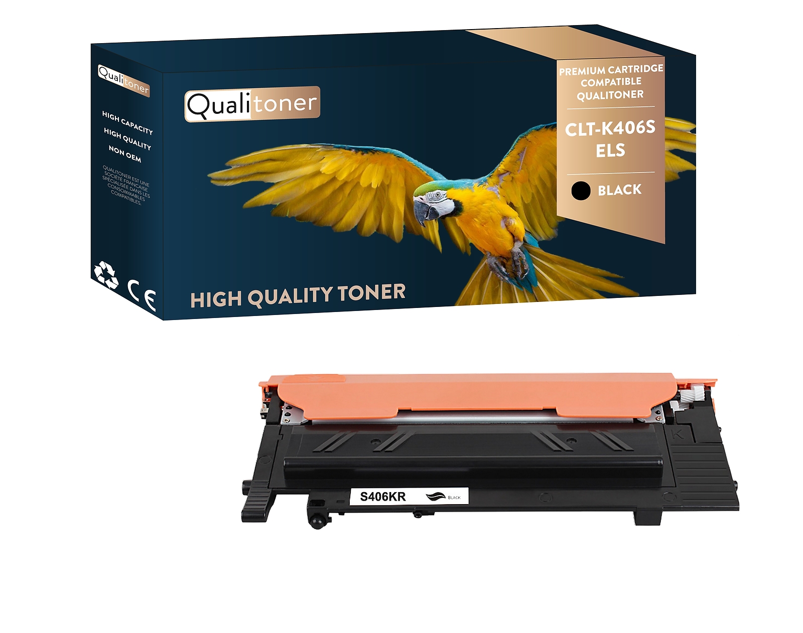 Toner CLTK406S ELS Noir compatible de qualité supérieure pour imprimante laser