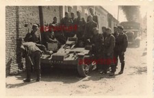 Franz. Tracteur d'artillerie chenillette butin près de Mericourt France