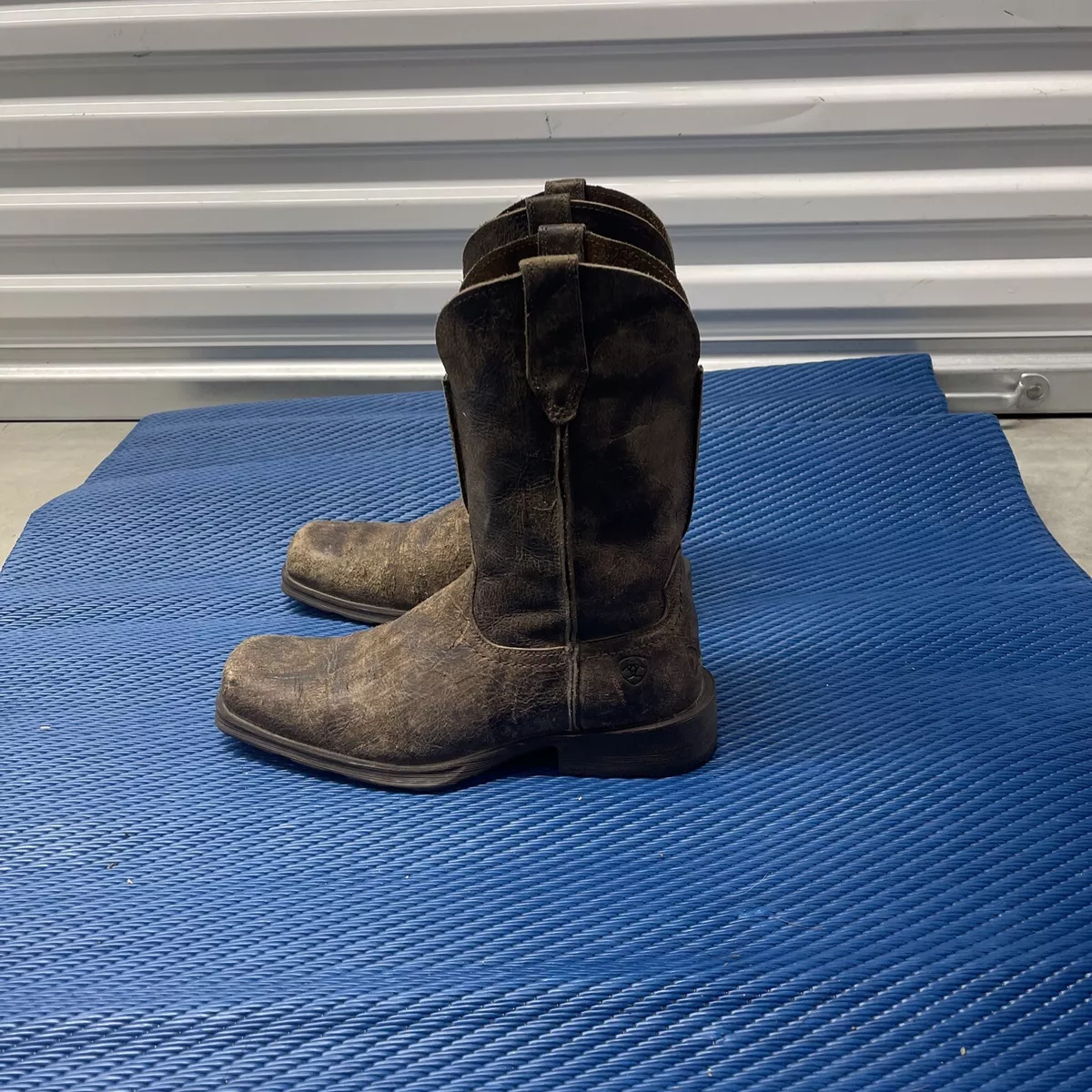 Ariat Mens Rambler Western Boots Size 8D 10025171 Distressed Brown