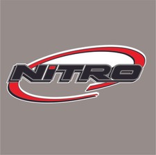 Red Nitro Carpet Graphic Decal Sticker for Fishing Bass Boats
