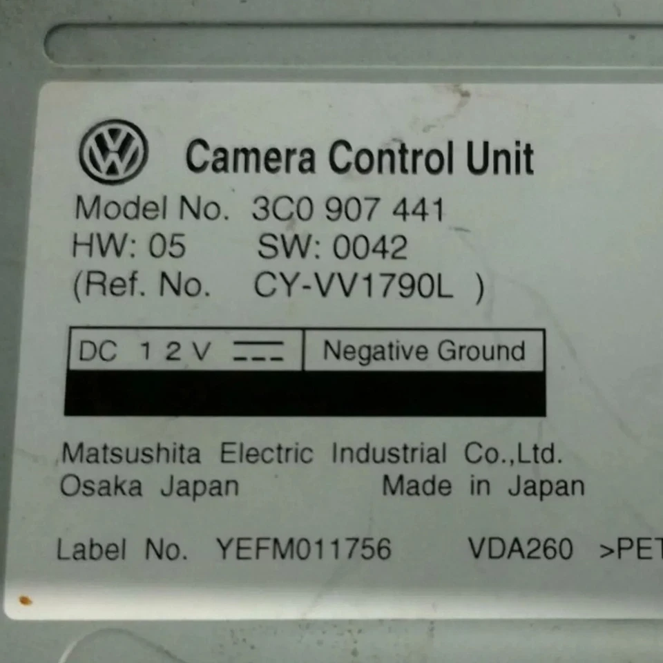 3C0907441 Camera Control Unit Module Volkswagen PASSAT B6 2009 Foto 4 de 4